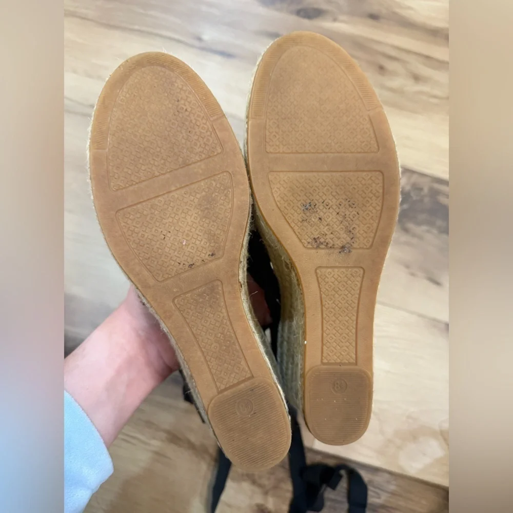 Tory Burch Womens Elisa Leopard Espadrilles Wedges - Picture 4 of 7